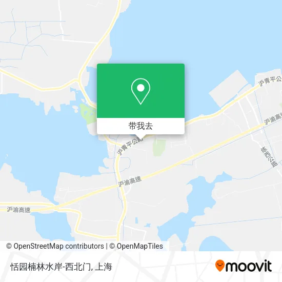 恬园楠林水岸-西北门地图