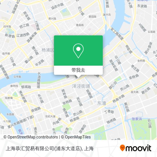 上海恭汇贸易有限公司(浦东大道店)地图