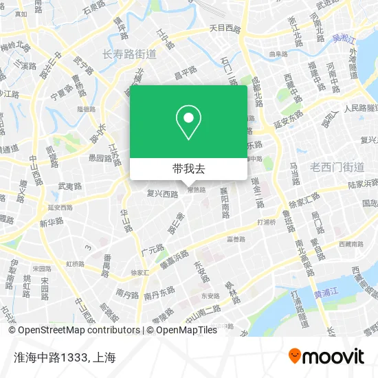 淮海中路1333地图