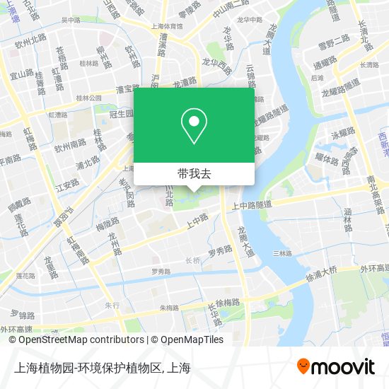 上海植物园-环境保护植物区地图