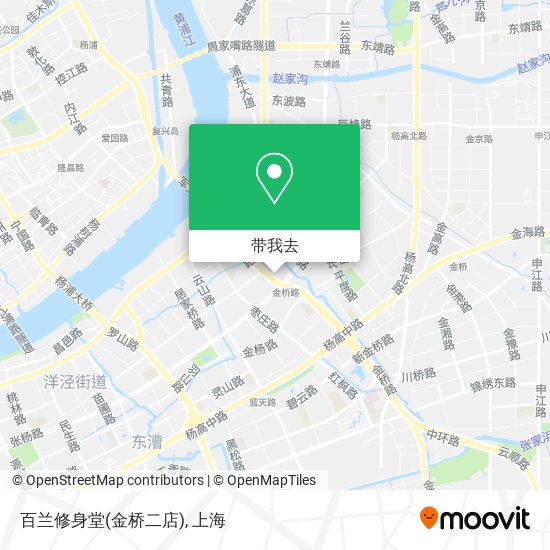 百兰修身堂(金桥二店)地图