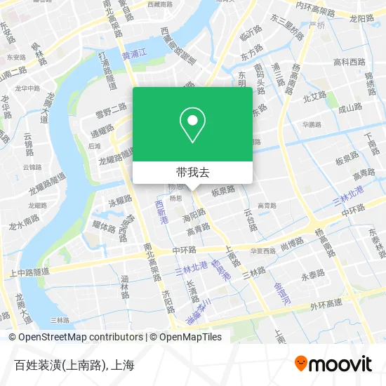 百姓装潢(上南路)地图