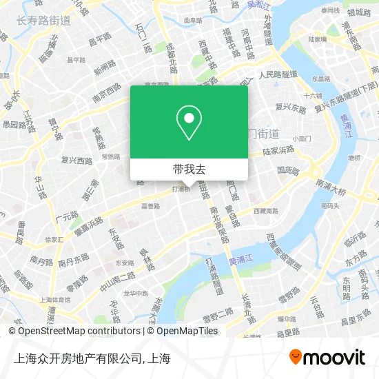 上海众开房地产有限公司地图