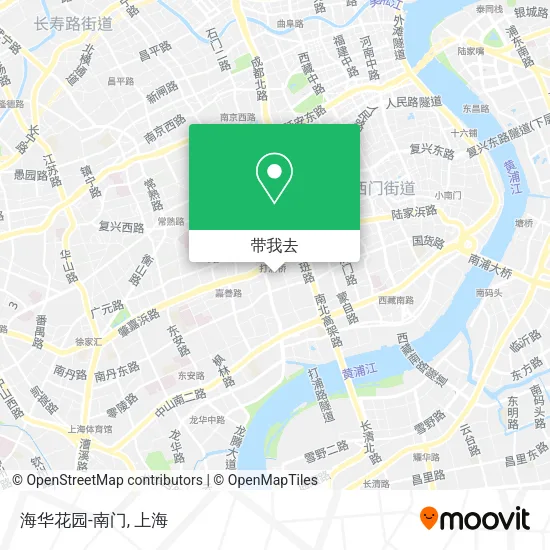 海华花园-南门地图