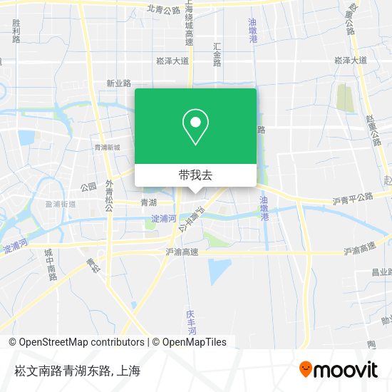崧文南路青湖东路地图