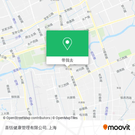 喜恬健康管理有限公司地图