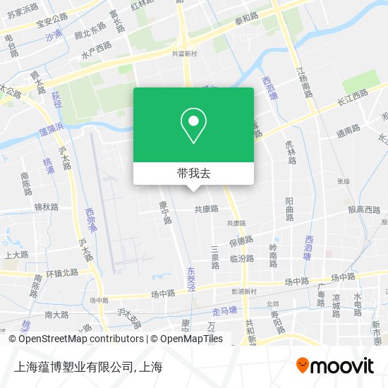 上海蕴博塑业有限公司地图