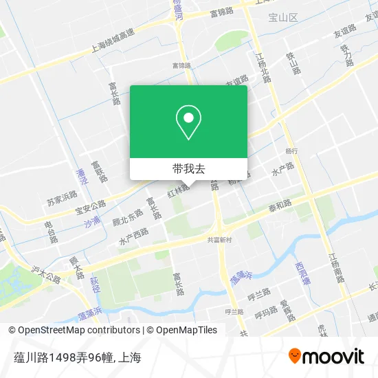 蕴川路1498弄96幢地图