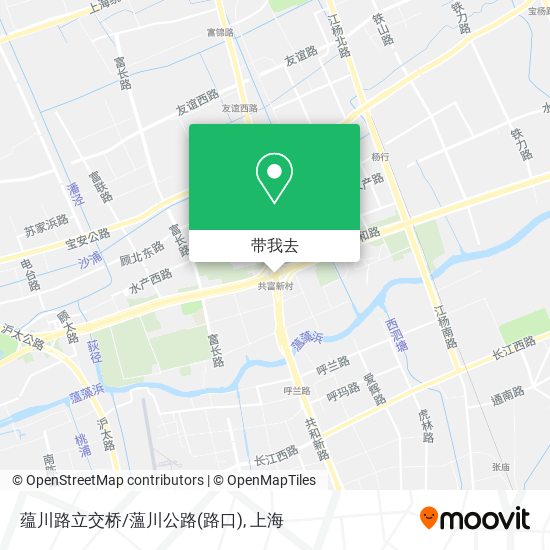 蕴川路立交桥/薀川公路(路口)地图