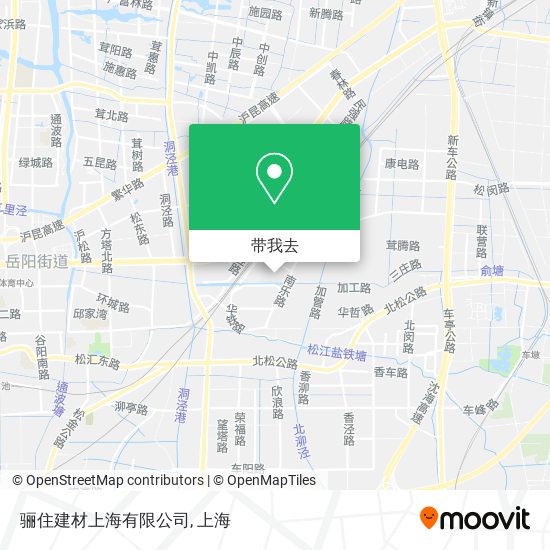 骊住建材上海有限公司地图