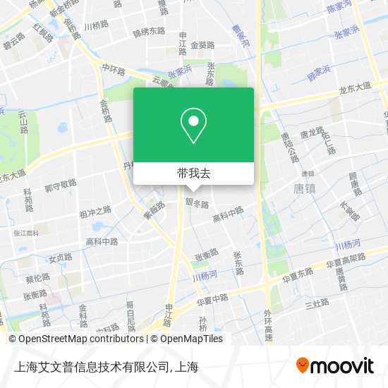 上海艾文普信息技术有限公司地图