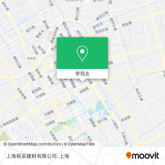 上海裕采建材有限公司地图