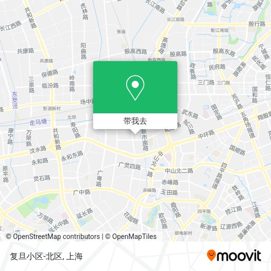 复旦小区-北区地图