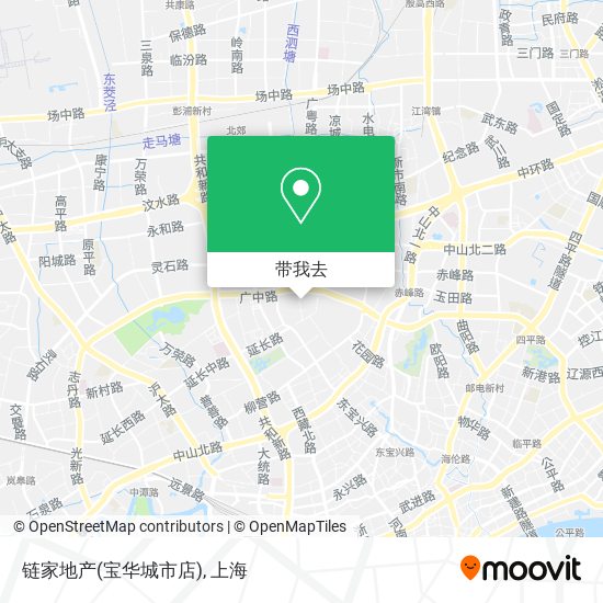 链家地产(宝华城市店)地图