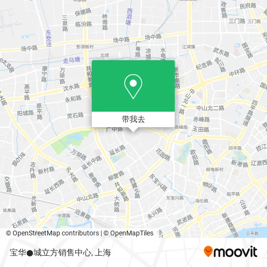宝华●城立方销售中心地图