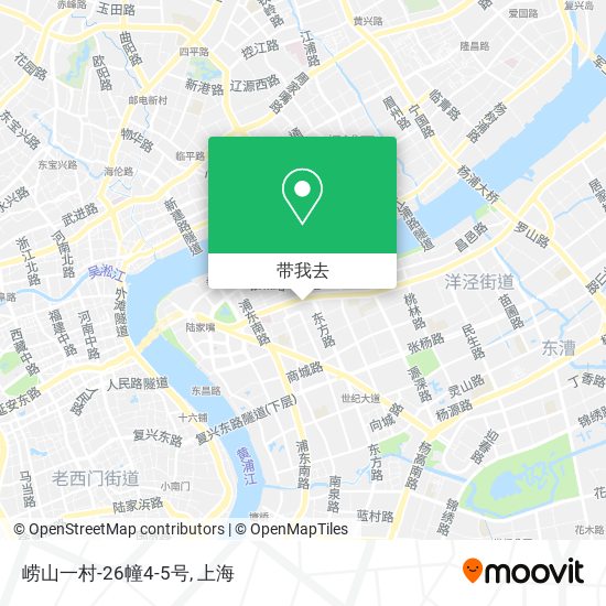 崂山一村-26幢4-5号地图
