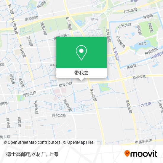 德士高邮电器材厂地图