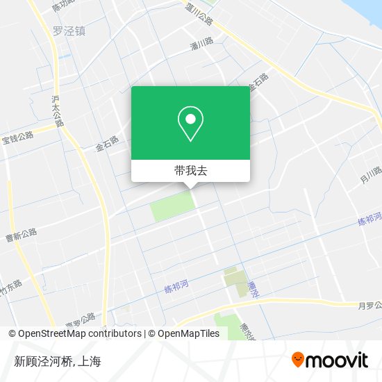 新顾泾河桥地图