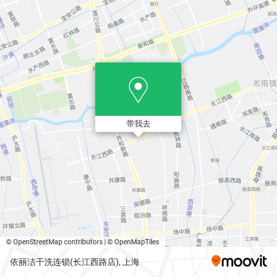 依丽洁干洗连锁(长江西路店)地图