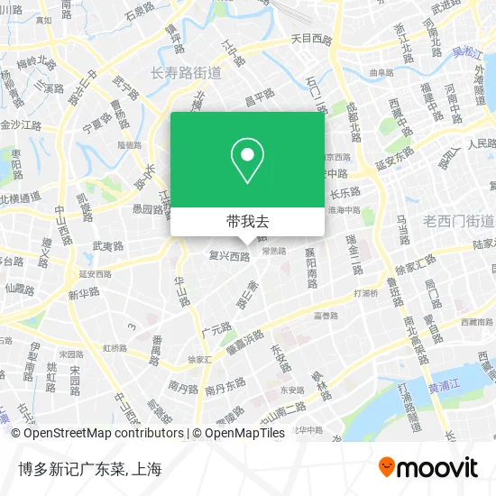 博多新记广东菜地图