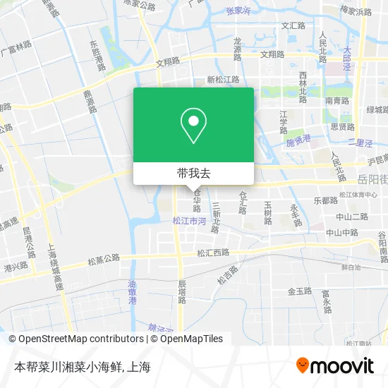 本帮菜川湘菜小海鲜地图