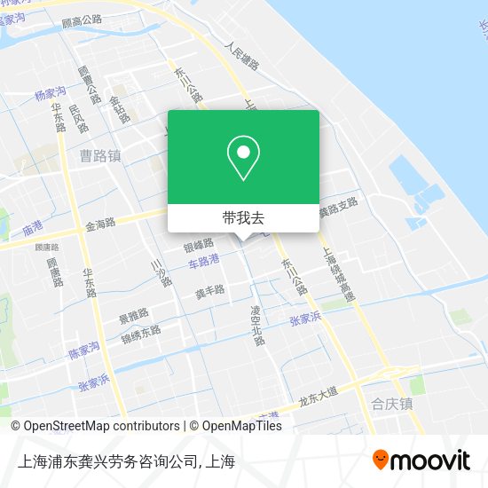 上海浦东龚兴劳务咨询公司地图