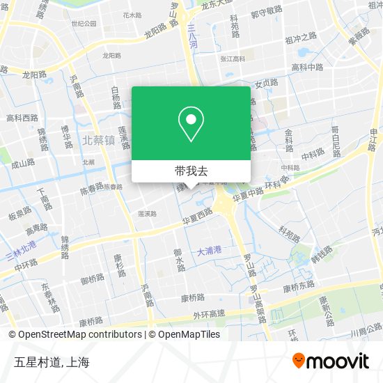 五星村道地图