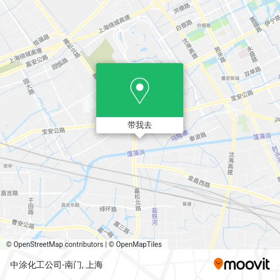 中涂化工公司-南门地图