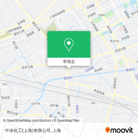中涂化工(上海)有限公司地图