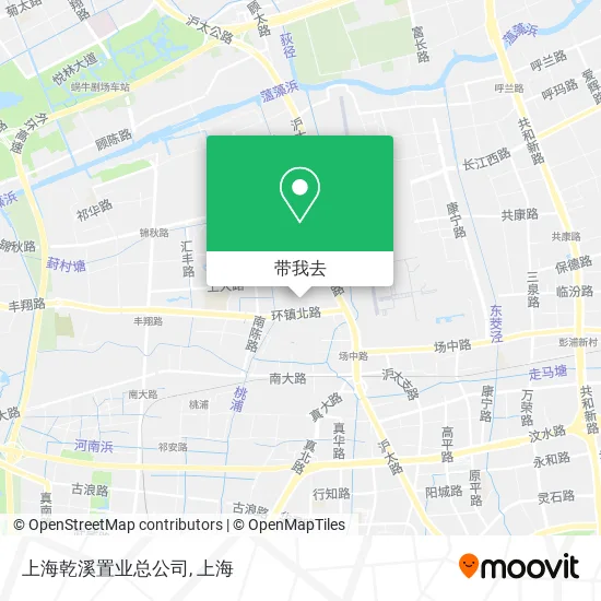 上海乾溪置业总公司地图