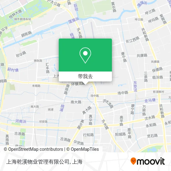上海乾溪物业管理有限公司地图