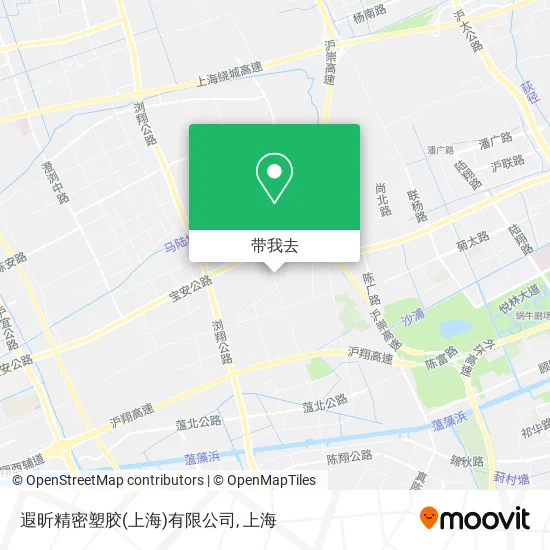 遐昕精密塑胶(上海)有限公司地图