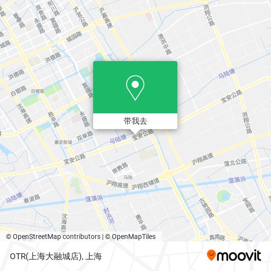 OTR(上海大融城店)地图