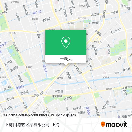 上海国德艺术品有限公司地图