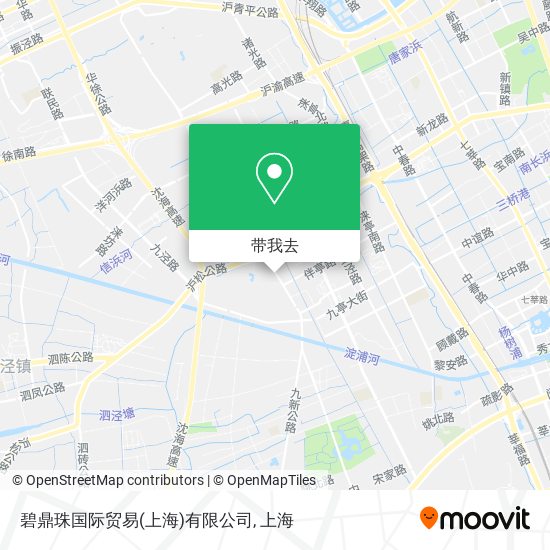 碧鼎珠国际贸易(上海)有限公司地图