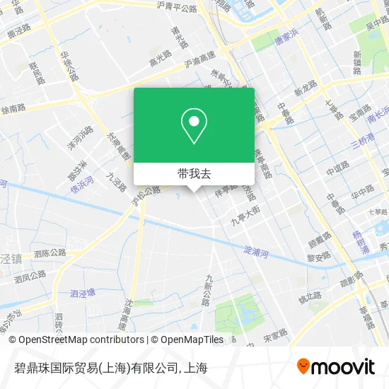 碧鼎珠国际贸易(上海)有限公司地图