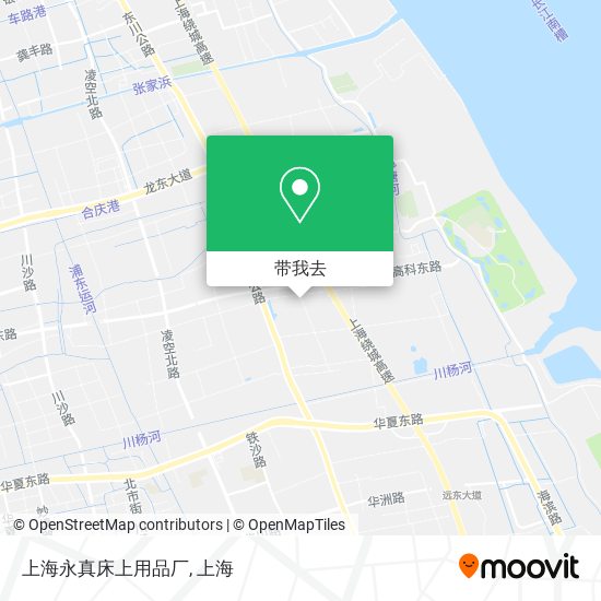 上海永真床上用品厂地图