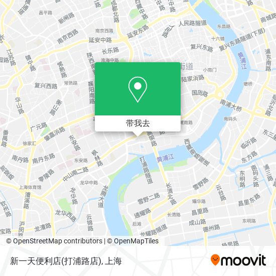 新一天便利店(打浦路店)地图