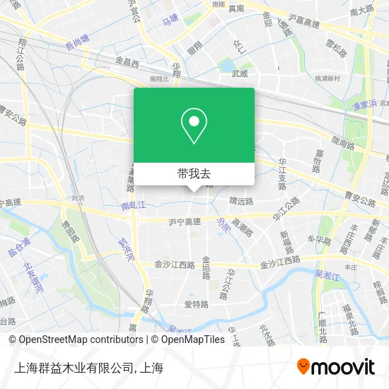 上海群益木业有限公司地图