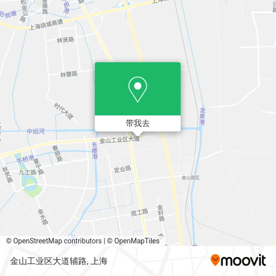 金山工业区大道辅路地图