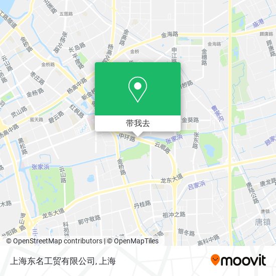上海东名工贸有限公司地图