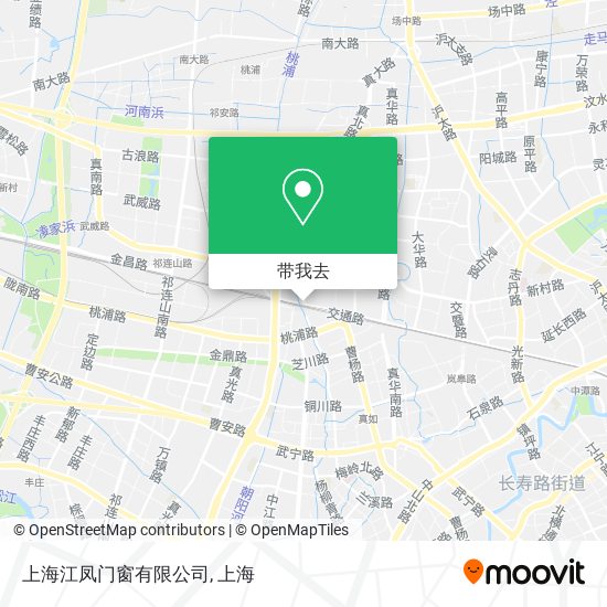 上海江凤门窗有限公司地图