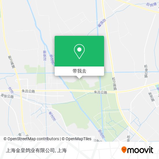 上海金皇鸽业有限公司地图