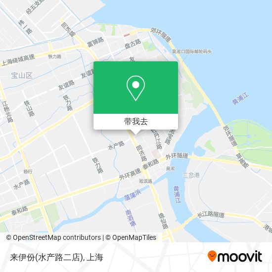 来伊份(水产路二店)地图