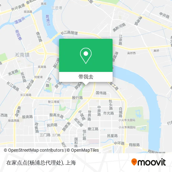 在家点点(杨浦总代理处)地图