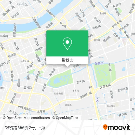 锦绣路666弄2号地图