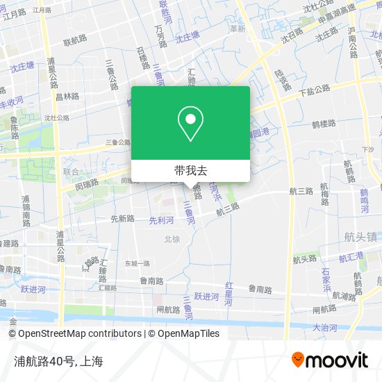 浦航路40号地图