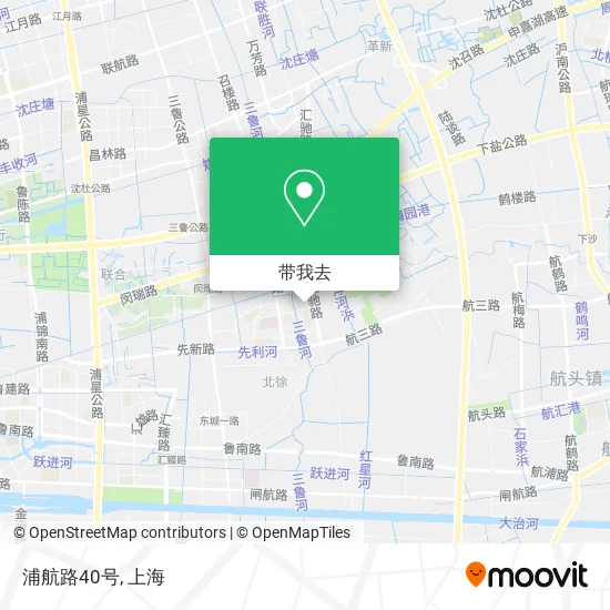 浦航路40号地图