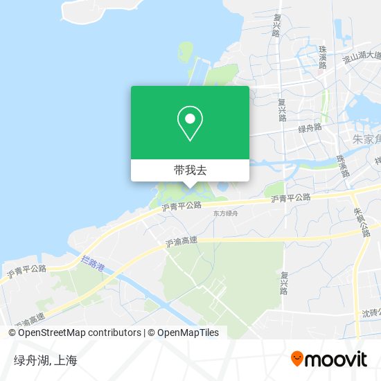 绿舟湖地图