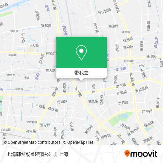 上海韩鲜纺织有限公司地图